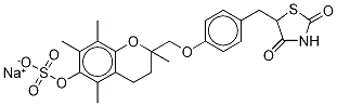 Troglitazone Sulfate SodiuM Struktur