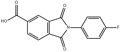 2-(4-FLUORO-PHENYL)-1,3-DIOXO-2,3-DIHYDRO-1H-ISOINDOLE-5-CARBOXYLIC ACID price.