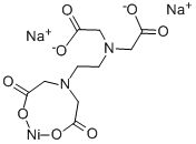 ETHYLENEDIAMINETETRAACETIC ACID DISODIUM NICKEL SALT Structure