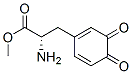 1,5-Cyclohexadiene-1-propanoic acid, alpha-amino-3,4-dioxo-, methyl ester, (alphaS)- (9CI) Struktur