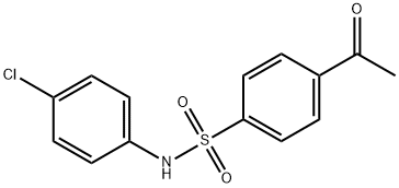 4-(4-CHLOROPHENYL)-SULFAMYLACETOPHENONE Struktur