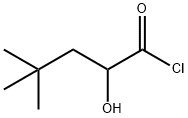 Pentanoyl  chloride,  2-hydroxy-4,4-dimethyl- Struktur