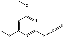 Pyrimidine, 2-isothiocyanato-4,6-dimethoxy- (9CI) Struktur