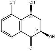 2,4,5-trihydroxy-1-tetralone Struktur