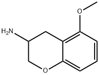 3,4-Dihydro-5-methoxy-2H-1-Benzopyran-3-amine Struktur