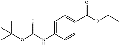 ETHYL 4-(TERT-BUTOXYCARBONYLAMINO)BENZOATE Struktur