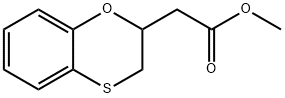 (2,3-DIHYDRO-BENZO[1,4]OXATHIIN-2-YL)-ACETIC ACID METHYL ESTER Struktur