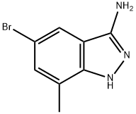 5-bromo-7-methyl-1H-indazol-3-amine Struktur