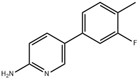 5-(3-Fluoro-4-Methylphenyl)pyridin-2-aMine Struktur