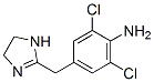 2-(4-amino-3,5-dichlorobenzyl)imidazoline Struktur