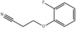 3-(2-fluorophenoxy)propanenitrile Struktur