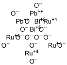 dibismuth dilead tetraruthenium tridecaoxide Struktur