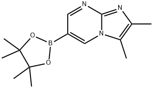 IMidazo[1,2-a]pyriMidine, 2,3-diMethyl-6-(4,4,5,5-tetraMethyl-1,3,2-dioxaborolan-2-yl)- Struktur