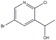 1-(5-Bromo-2-chloropyridin-3-yl)ethanol Struktur