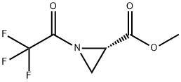 2-Aziridinecarboxylic acid, 1-(trifluoroacetyl)-, methyl ester, (S)- (9CI) Struktur