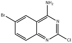 6-BROMO-2-CHLOROQUINAZOLIN-4-AMINE Struktur