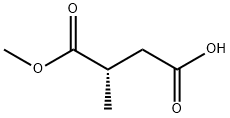 (S)-2-methyl-Butanedioic acid-1-methyl ester Struktur