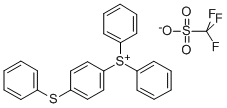 (4-PHENYLTHIOPHENYL)DIPHENYLSULFONIUM TRIFLATE Struktur