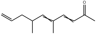 5,7-DIMETHYL-3,5,9-DECATRIEN-2-ONE, TECH ., 85 Struktur