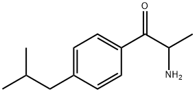 1-Propanone,  2-amino-1-[4-(2-methylpropyl)phenyl]- Struktur