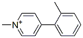 1-methyl-4-(2-methylphenyl)pyridinium Struktur