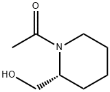 2-Piperidinemethanol, 1-acetyl-, (2R)- (9CI) Struktur