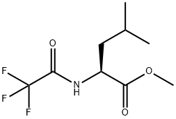 N-Trifluoroacetyl-L-leucine  methyl  ester Struktur