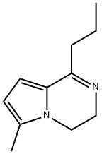 Pyrrolo[1,2-a]pyrazine, 3,4-dihydro-6-methyl-1-propyl- (9CI) Struktur