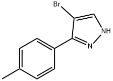 4-Bromo-3-p-tolyl-1(2)H-pyrazole Struktur