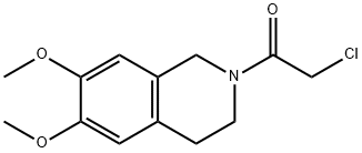 2-(CHLOROACETYL)-6,7-DIMETHOXY-1,2,3,4-TETRAHYDROISOQUINOLINE Struktur