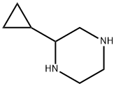 Piperazine, 2-cyclopropyl- (9CI) Struktur