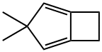 3,3-dimethylbicyclo[3.2.0]hepta-1,4-diene Struktur