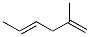 2-Methyl-1,4-hexadiene Struktur