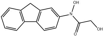 N-hydroxy-2-glycolylaminofluorene Struktur