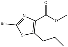 Methyl 2-bromo-5-propyl-1,3-thiazole-4-carboxylate Struktur