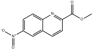 METHYL 6-NITROQUINOLINE-2-CARBOXYLATE Struktur