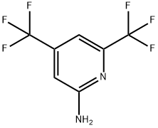 4,6-BIS(TRIFLUOROMETHYL)PYRIDIN-2-AMINE Struktur