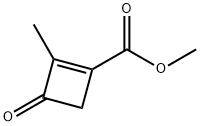 1-Cyclobutene-1-carboxylicacid,2-methyl-3-oxo-,methylester(9CI) Struktur