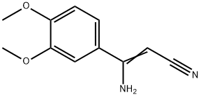 (Z)-3-aMino-3-(3,4-diMethoxyphenyl)acrylonitrile Struktur