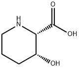 (2S,3R)-3-Hydroxy-2-piperidinecarboxylic acid Struktur