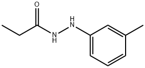 Propanoic  acid,  2-(3-methylphenyl)hydrazide Struktur