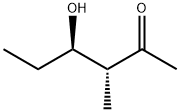 2-Hexanone, 4-hydroxy-3-methyl-, [R-(R*,R*)]- (9CI) Struktur