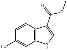 1H-INDOLE-3-CARBOXYLIC ACID,6-HYDROXY-,METHYL ESTER Struktur