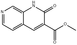 methyl 2-hydroxy-1,7-naphthyridine-3-carboxylate Struktur