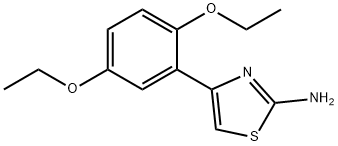 4-(2,5-DIETHOXYPHENYL)-1,3-THIAZOL-2-AMINE Struktur