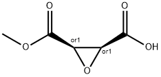 2,3-Oxiranedicarboxylicacid,monomethylester,cis-(9CI) Struktur