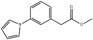 METHYL 3-PYRROL-1-YLPHENYL ACETATE Struktur