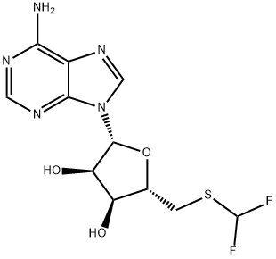 5'-difluoromethylthioadenosine Struktur