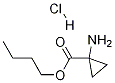 Cyclopropanecarboxylic acid, 1-aMino-, butyl ester, hydrochloride Struktur