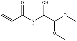 N-(1-HYDROXY-2,2-DIMETHOXYETHYL)ACRYL-AMIDE, 50 WT. % SOLUTION IN WATER Struktur